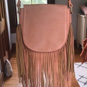 Fringed Shoulder/Crossbody Bag